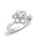 18ct White 2.00ct Diamond 7 Stone Cluster Ring