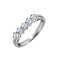 18ct White Gold 50pts 5 Stone Diamond Ring
