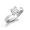 18ct White Gold 1.00ct Princess Cut Dia Solitaire Ring