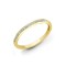 18ct Yellow 0.35ct Pave Set Diamond 1\2 Eternity Ring