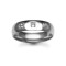18ct Gold White Diamond Rubover set Wedding Ring 4mm