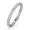 18ct White Gold Claw Set Full Eternity Ring Diamond 1.00ct G VS