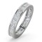 18ct White Gold Channel Set Princess Cut Full Eternity Ring Diamond 2.00ct G VS