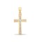 18ct Yellow Gold Diamond Cross