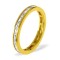 18ct Yellow Gold Channel Set Full Eternity Ring Baguette Diamond 2.00ct G VS