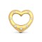 9ct Yellow Gold Diamond Heart Pendant