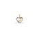 9ct Yellow Gold Diamond Heart / Mum Pendant
