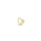 9ct Yellow Gold Diamond Heart Pendant