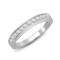 9ct White Gold Diamond Half Eternity Ring