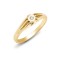 9ct Yellow Gold Gents Diamond Ring
