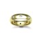 9ct Gold Yellow Diamond Rubover set Wedding Ring 4mm