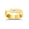 9ct Yellow Gold RBC Flat Court Diamond Wedding Band Half Set - 4mm - 28pts 4mm