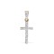 9ct Yellow Gold Diamond Cross