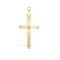 9ct Yellow Gold Diamond Cross