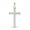 9ct Yellow Gold Diamond Cross