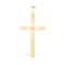 9ct Yellow 0.10ct Invisible Set Diamond Cross