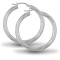 925 Sterling Silver Twist Hoop Earrings