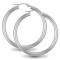 925 Sterling Silver Polished Hoop Earrings