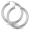 925 Sterling Silver Polished Hoop Earrings