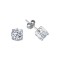 925 Silver 7mm Heavyweight CZ Set Studs Round