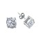 925 Silver 9mm Heavyweight CZ Set Studs Round