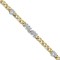 9ct Yellow Gold Cubic Zirconia Mum Heart Bracelet