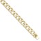 9ct Gold Heavy Polished Cast Curb Bracelet