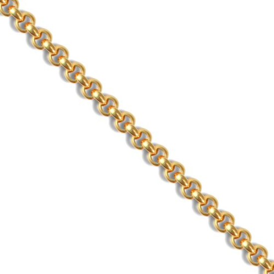 9ct Yellow Gold Belcher Bracelet