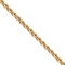 9ct Yellow Gold Solid Rope Bracelet