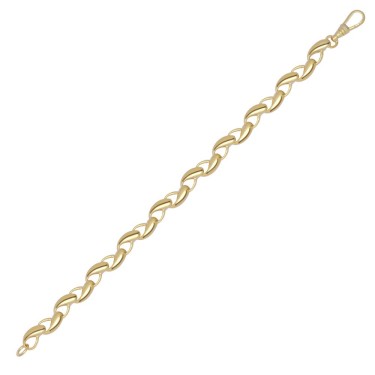 9ct Yellow Waves Bracelet