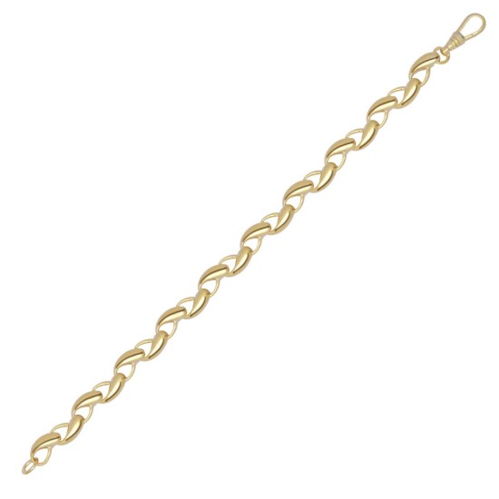 9ct Yellow Waves Bracelet