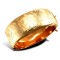 9ct Yellow Gold Diamond Cut Bangle