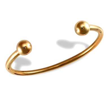 9ct Yellow Gold Torque Bangle