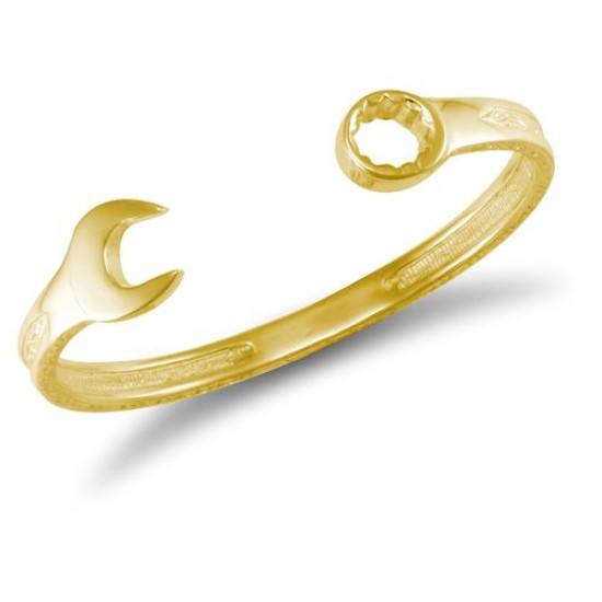 9ct Yellow Spanner Bangle