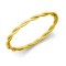 9ct Yellow Gold Polished & Mesh Twist Bangle