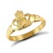 9ct Yellow Gold Baby Claddagh Ring