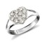 9ct White Gold Cubic Zirconia Children's Ring