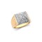 9ct Yellow Gold Child's CZ Set Pyramid Ring