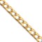 9ct Gold Polished Cast Curb Bracelet