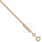 9ct Yellow Gold Diamond Cut Curb 1.7mm Gauge Pendant Chain