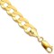 9ct Yellow Gold Flat Curb 8.4mm Gauge Bracelet