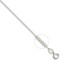 9ct White Gold Box Chain