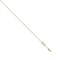 18ct Yellow Gold Trace 1.3mm Gauge Pendant Chain