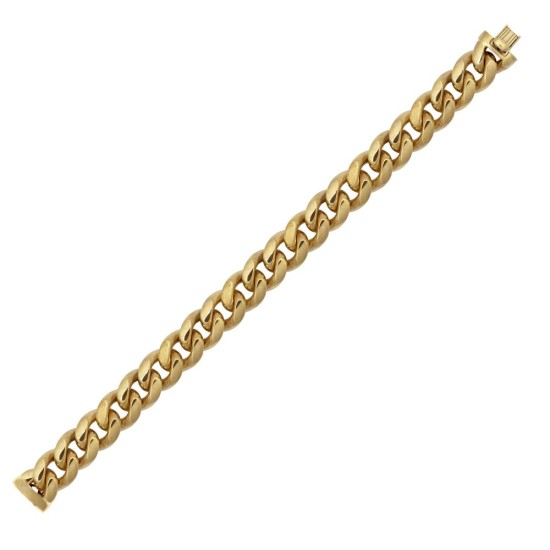 JN Jewellery 9ct Yellow Gold Cuban Bracelet 12mm Gauge