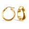 9ct Yellow Gold Wedding Band Earrings