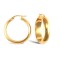 9ct Yellow Gold Wedding Band Earrings