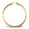 9ct Yellow Gold Twist Hoop Earrings