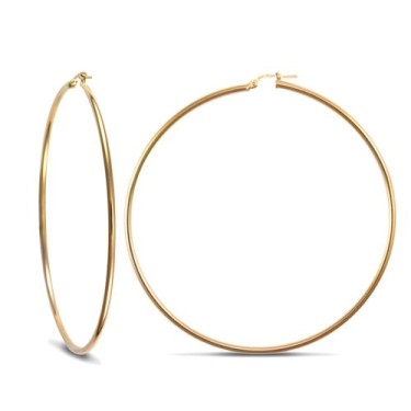 9ct Yellow Gold Hoop Earrings