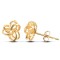 9ct Yellow Gold Knot Studs