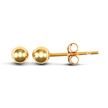 9ct Yellow Gold Ball Studs